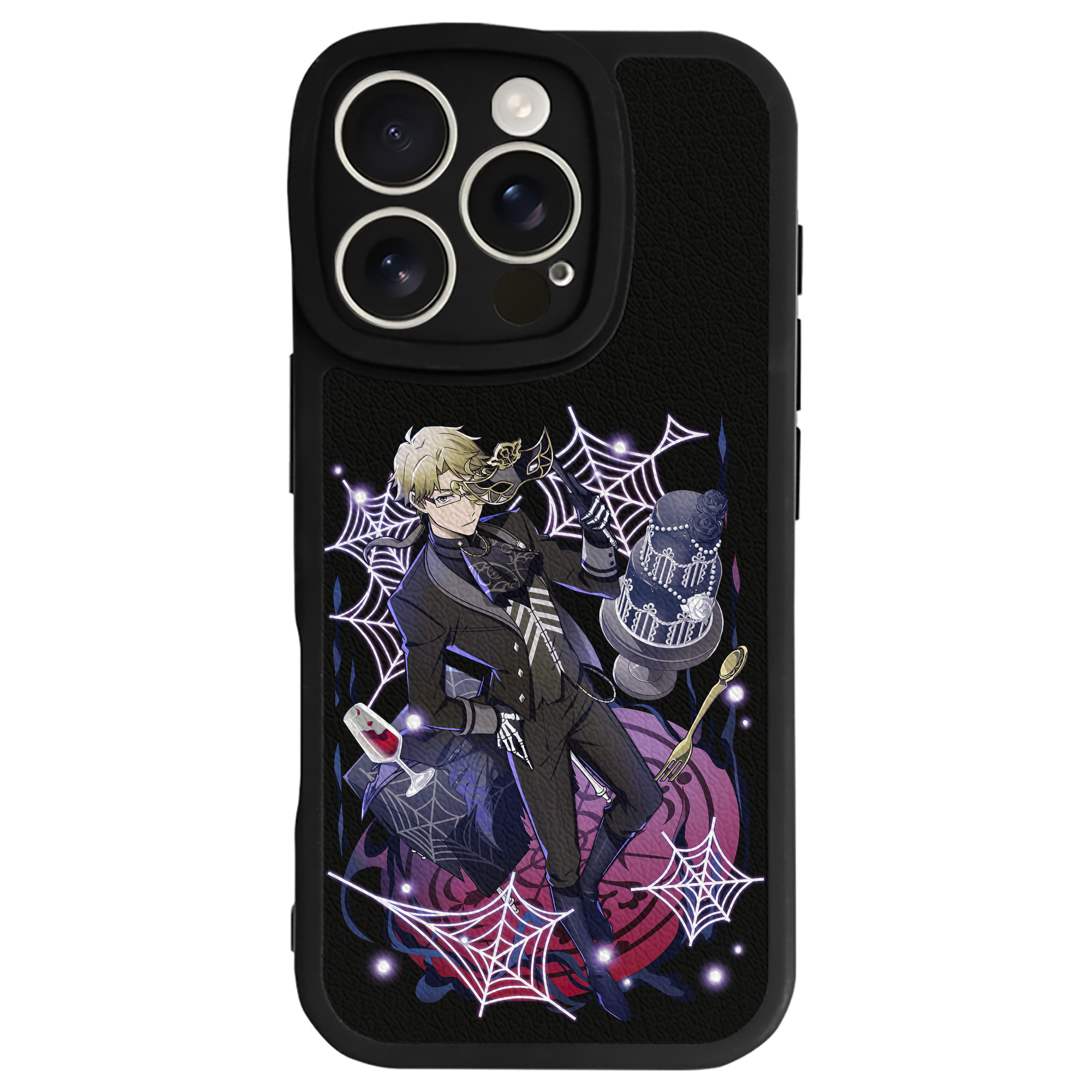 （画像用） 文豪ストレイドッグス Bungo Stray Dogs 【iPhone 16シリーズ対応】シリコンスマホケース（レザー調） 材質：シリコン